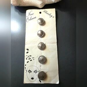 Buffalo Head Button Covers